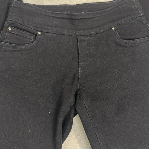 Bluberry Denim black jeans pull on - Picture 2 of 8